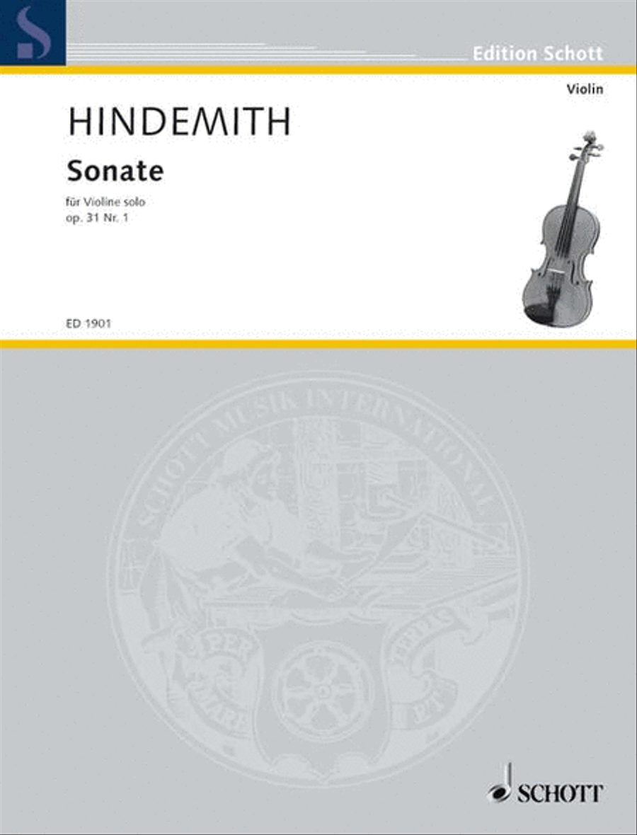Sonata Violin Solo scores gallery preview page 1