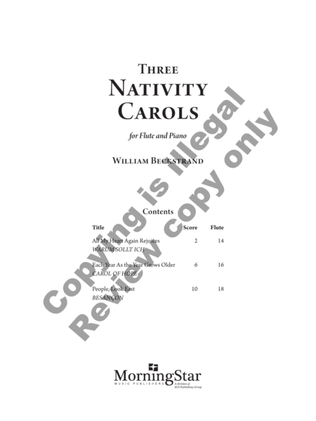 Three Nativity Carols image number null