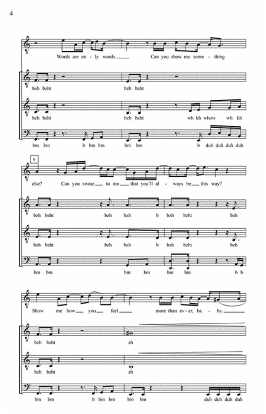 Lonely No More Lonely No More TTBB scores gallery preview page 3
