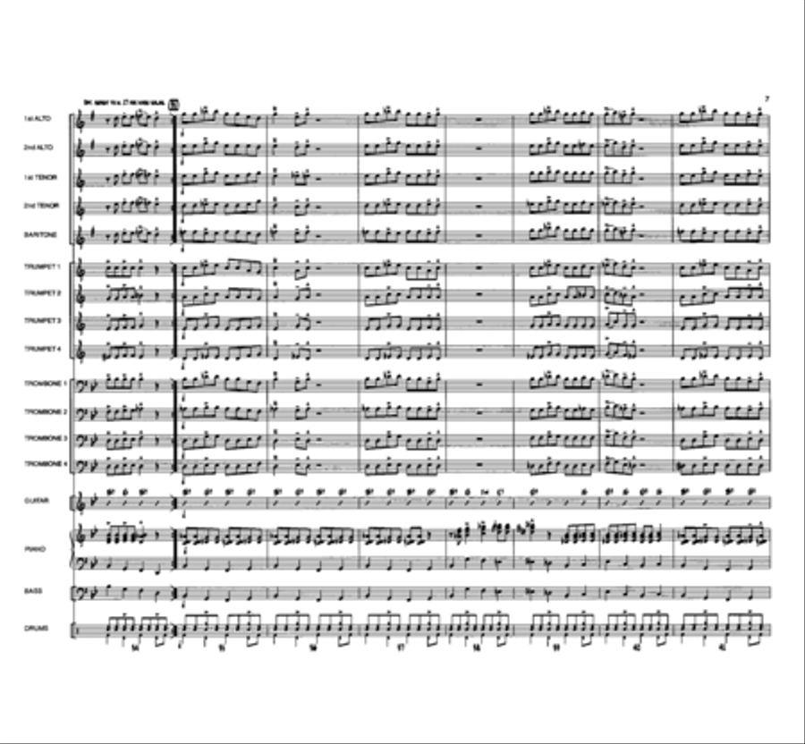 Wild Card Shuffle Wild Card Shuffle Jazz Ensemble scores gallery preview page 6