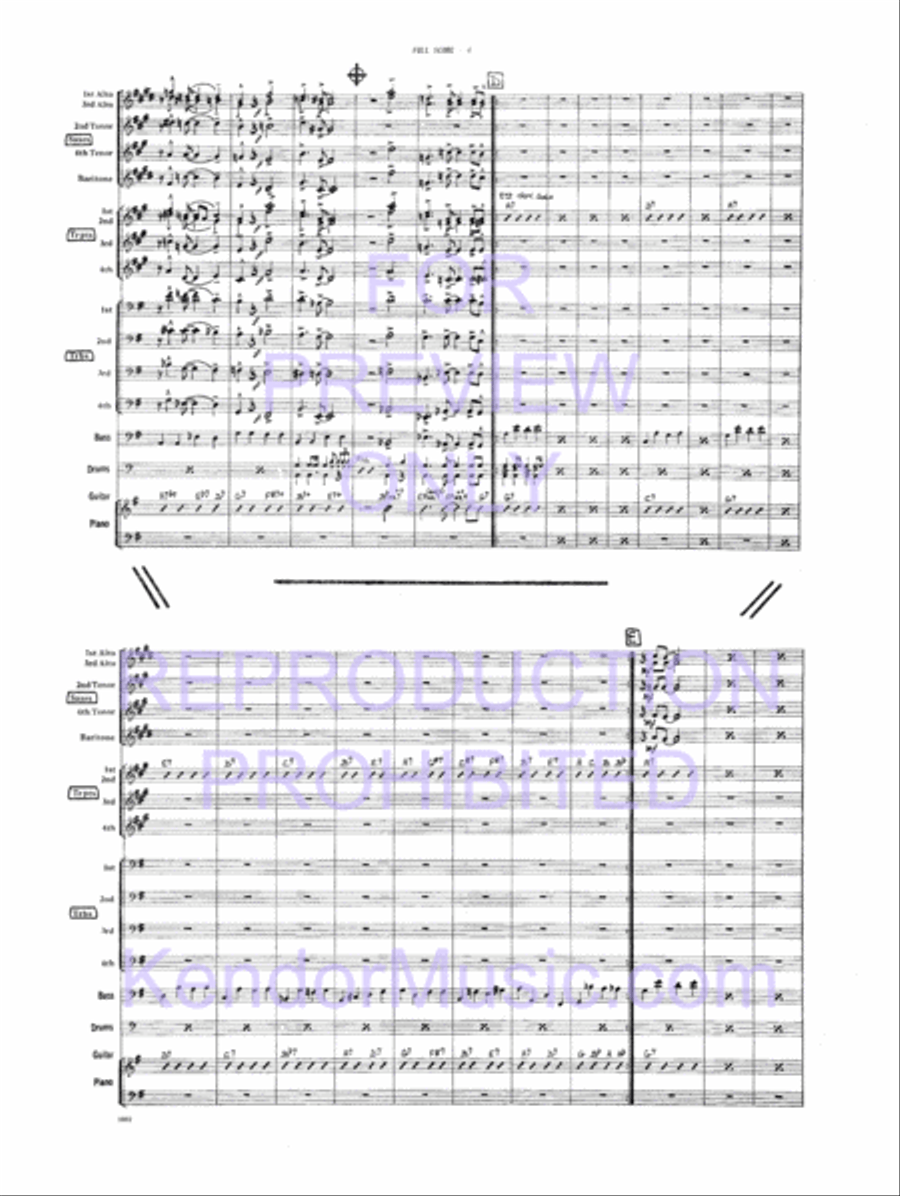 Big Dipper Jazz Ensemble scores gallery preview page 7