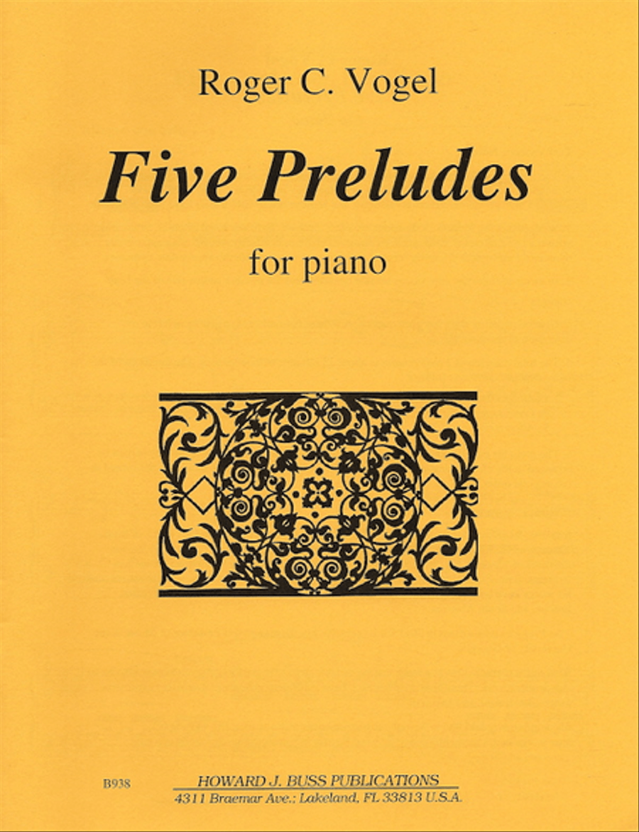 Five Preludes Five Preludes Piano Solo scores gallery preview page 1
