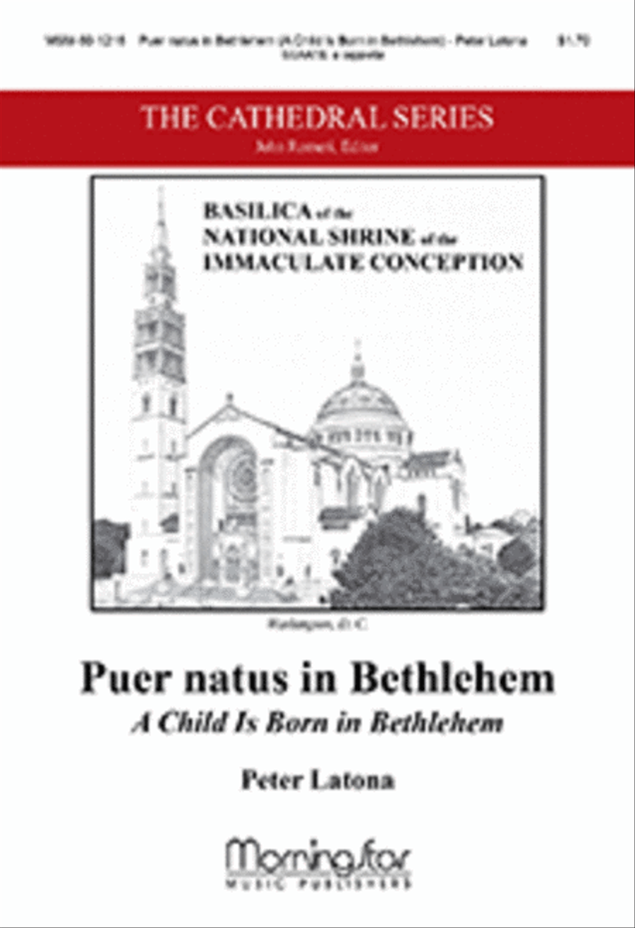 Book cover for Puer natus in Bethlehem/A Child Is Born in Bethlehem