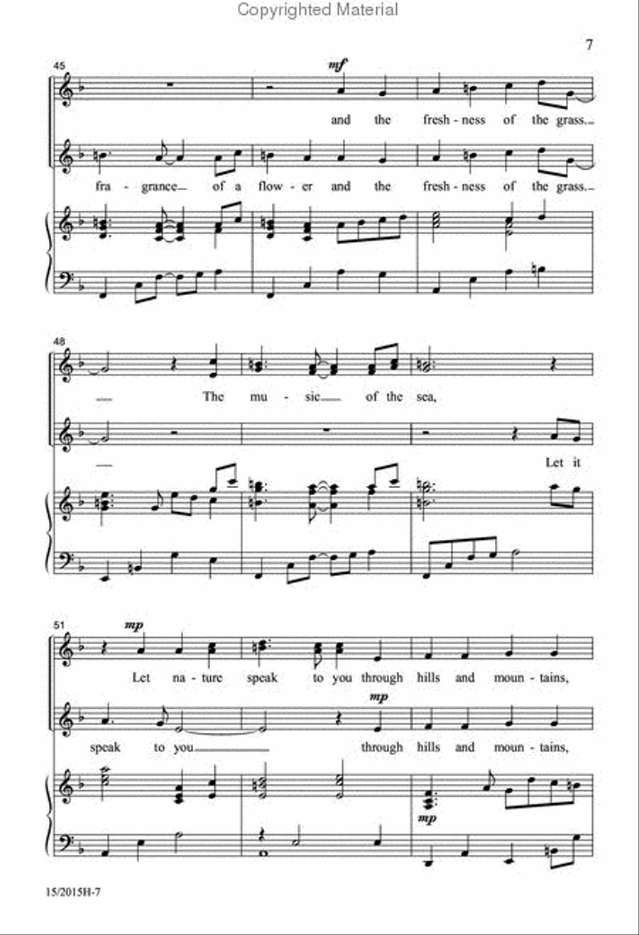 All Things are Connected SSA scores gallery preview page 7