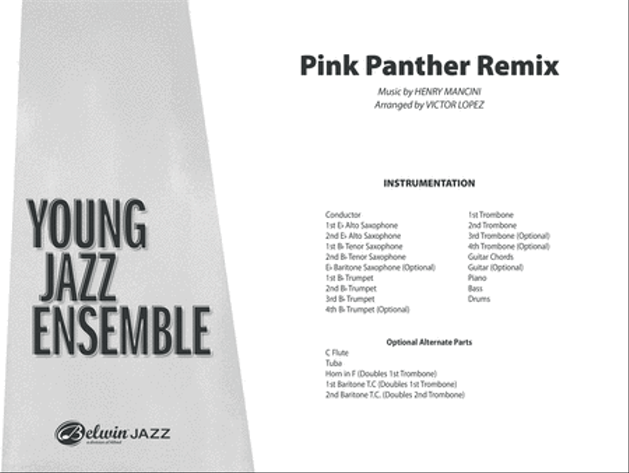 Pink Panther Remix: Score Jazz Ensemble scores gallery preview page 1