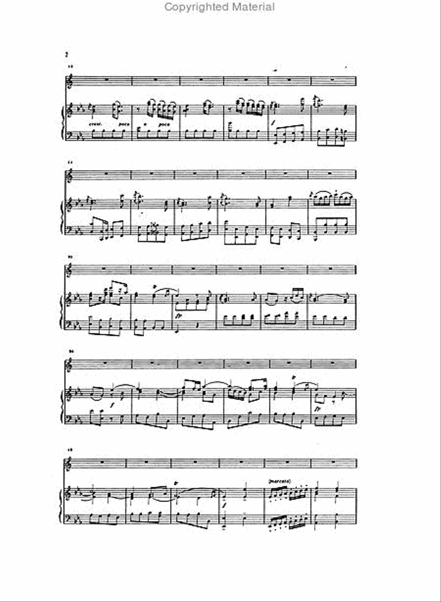 Concerto in E flat major Trumpet Solo scores gallery preview page 3