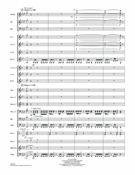 Alan Silvestri: A Night at the Movies - Conductor Score (Full Score)