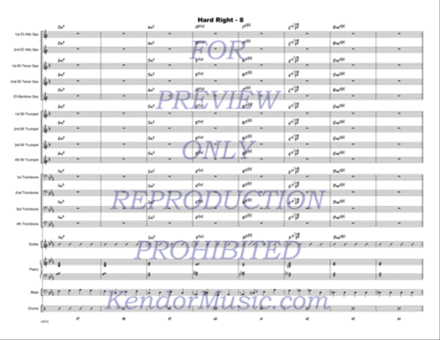 Hard Right Hard Right Jazz Ensemble scores gallery preview page 9