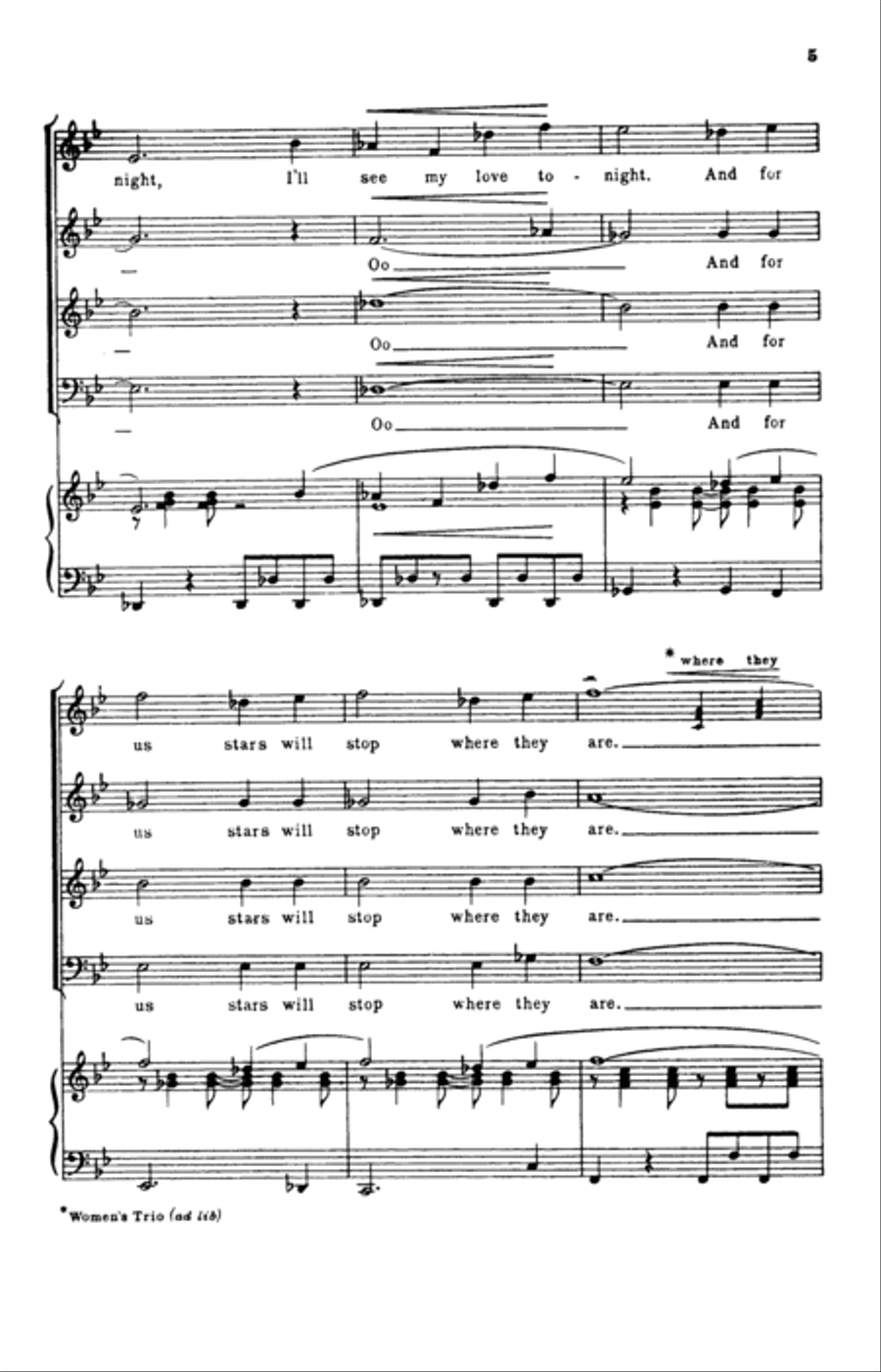 Choral Medley from West Side Story (arr. William Stickles) 4-Part scores gallery preview page 3