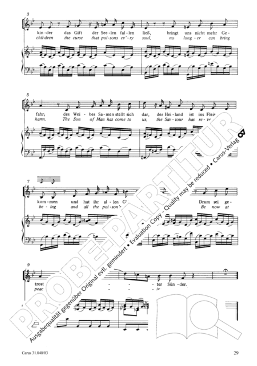 Christ was manifested for this purpose (Dazu ist erschienen der Sohn Gottes) ATB scores gallery preview page 30