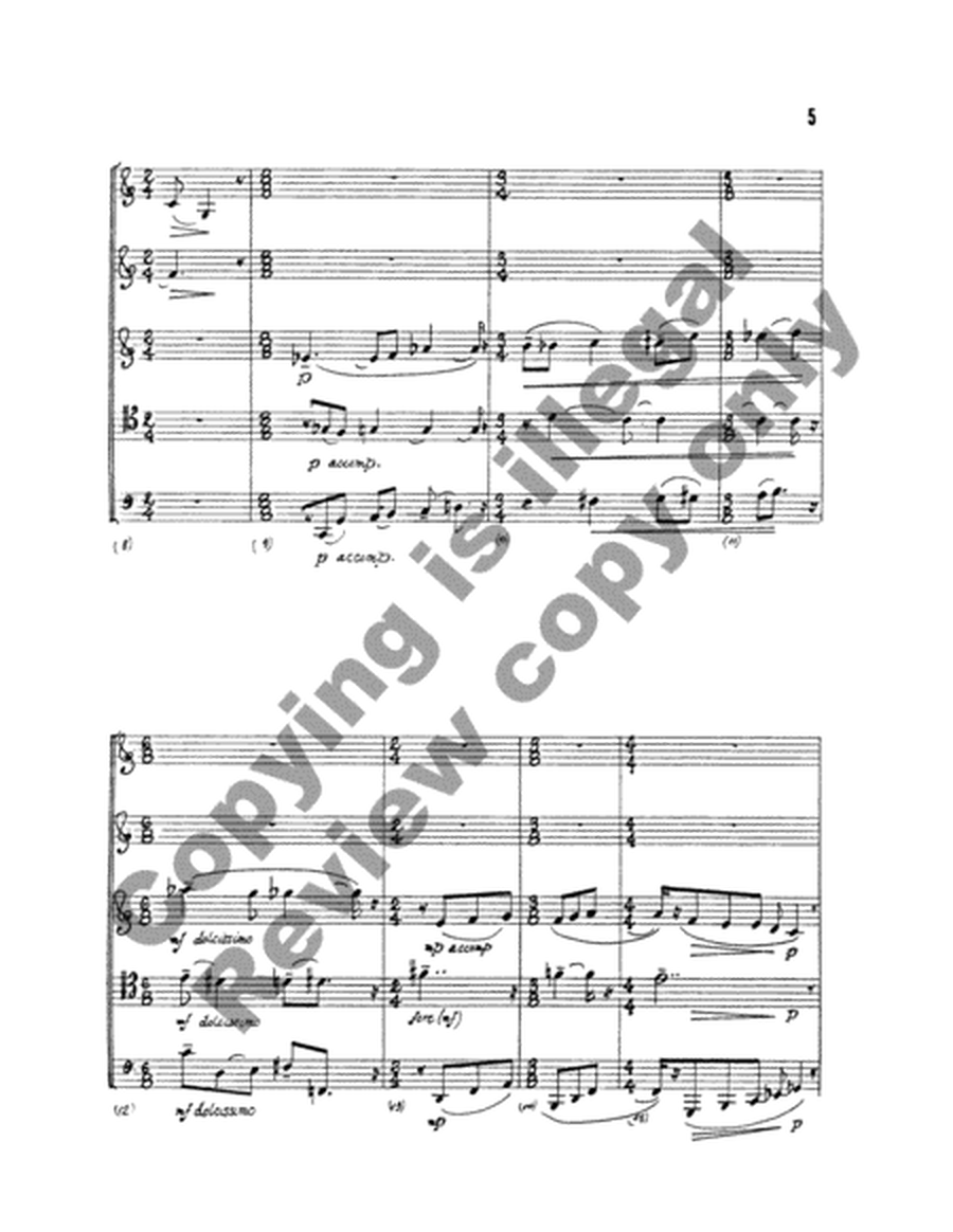 Brass Quintet (Score and Parts)