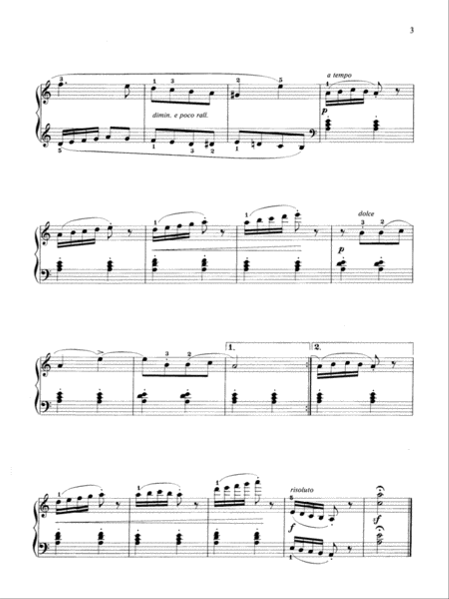 Arabesque, Op. 100, No. 2 Small Ensemble scores gallery preview page 2