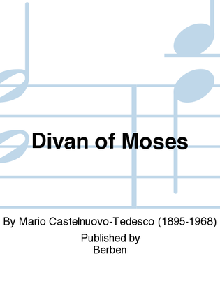 Divan Of Moses Op. 27