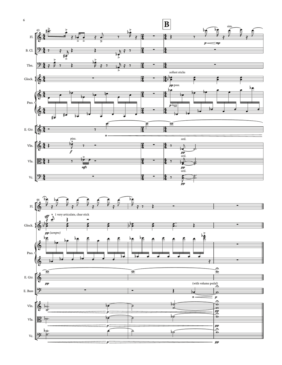 In As Long As It Takes (Score and Parts) Percussion Ensemble scores gallery preview page 6