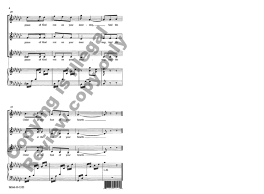 A Christmas Blessing SSA scores gallery preview page 5