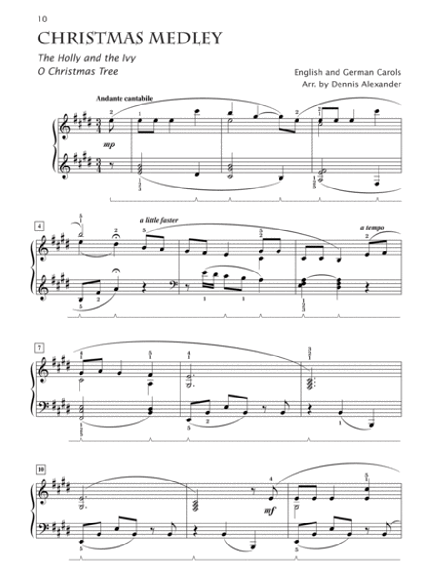 Christmas Splendor Christmas Splendor Piano Solo scores gallery preview page 8