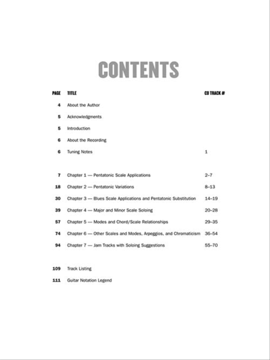 Soloing Strategies for Guitar Guitar Tablature scores gallery preview page 2