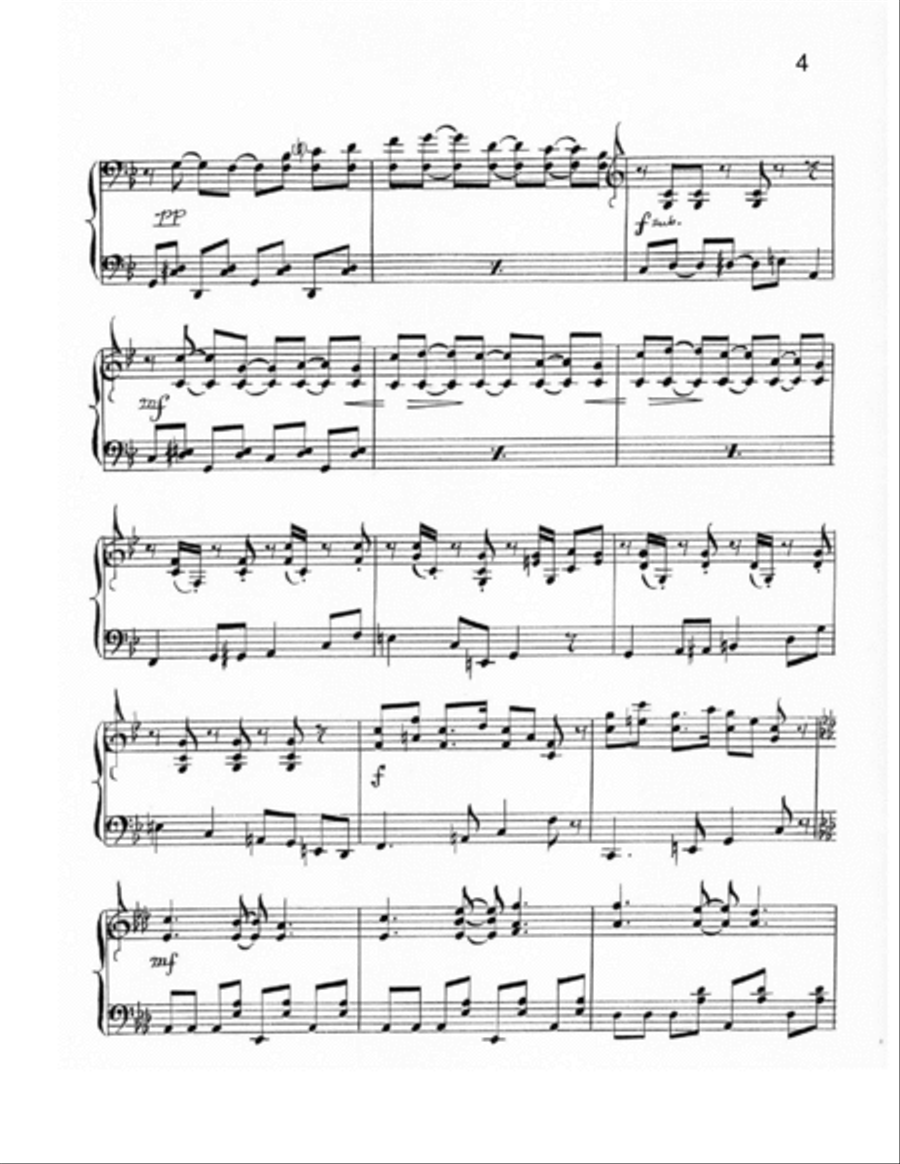 Traditional Patterns Piano Solo scores gallery preview page 4