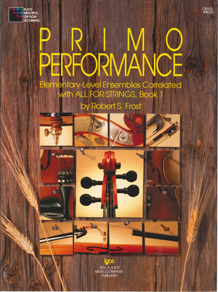 Book cover for Primo Performance - Cello