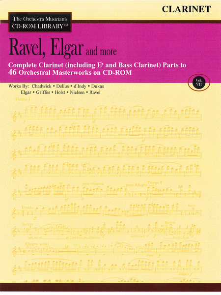 Ravel, Elgar and More - Volume VII (Clarinet)