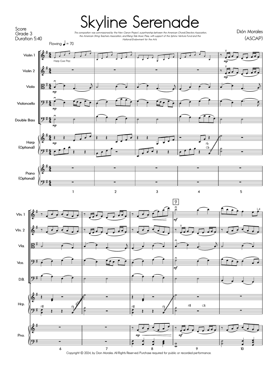 Skyline Serenade Skyline Serenade String Orchestra scores gallery preview page 2