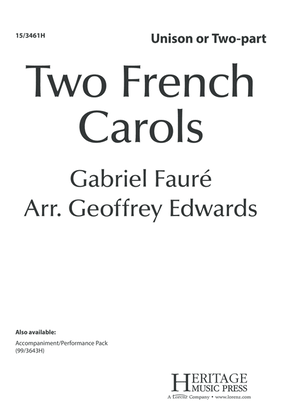 Book cover for Two French Carols