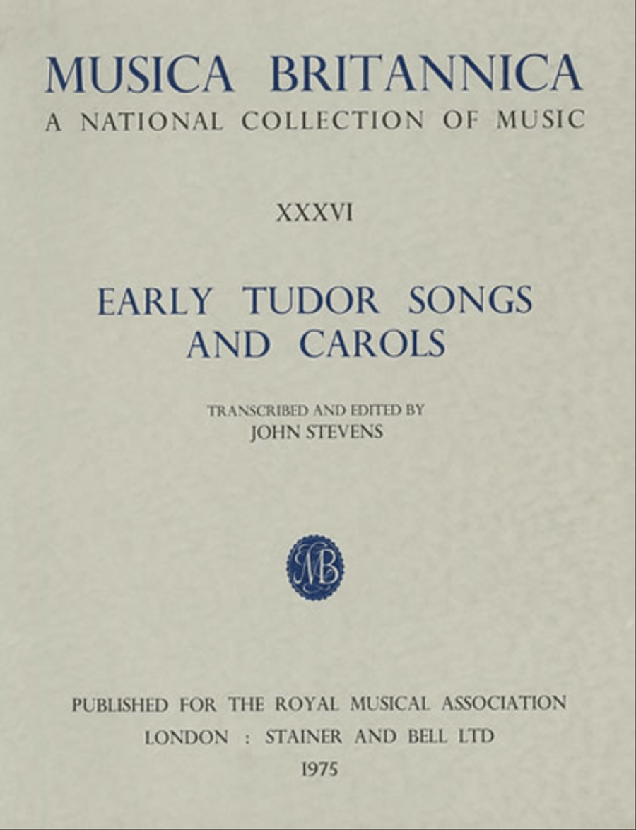 Early Tudor Songs & Carols Score scores gallery preview page 1