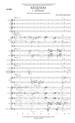 Requiem (Chamber Orchestra) - Full Score