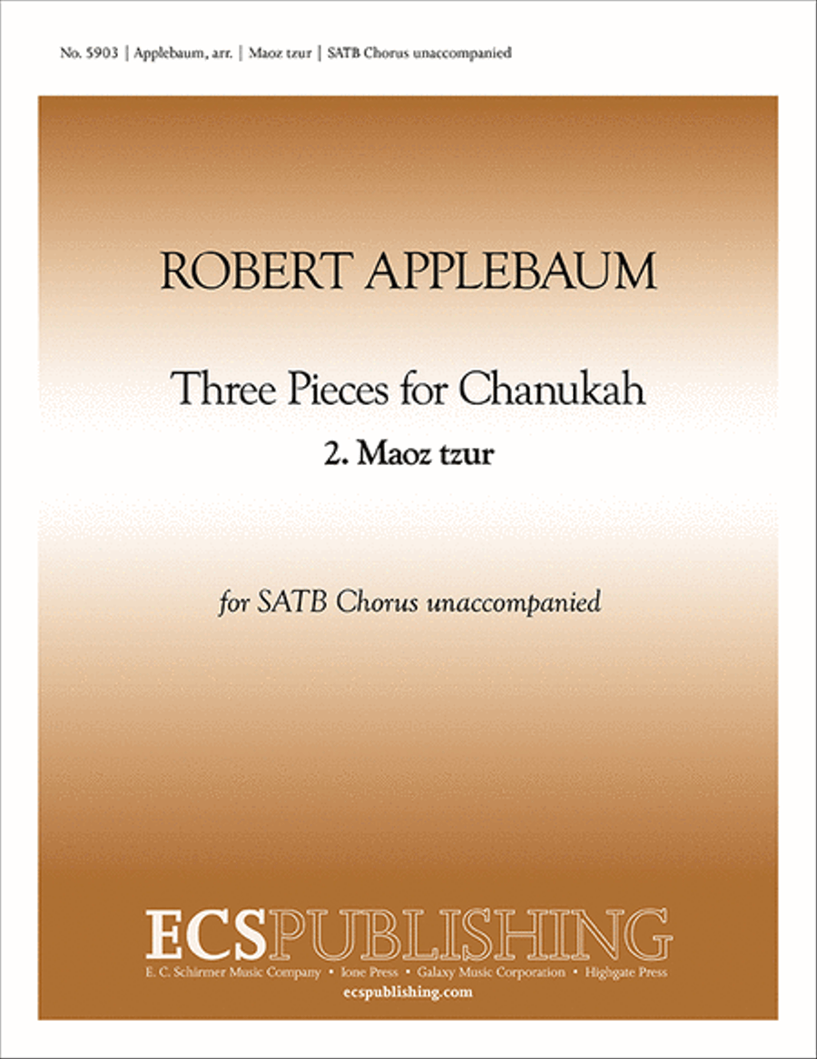 Three Pieces for Chanukah: 2. Maoz tzur