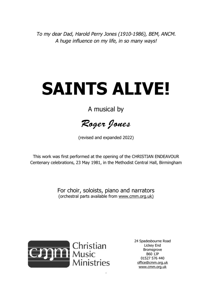 Saints Alive 40th Anniversary Edition 4-Part scores gallery preview page 2