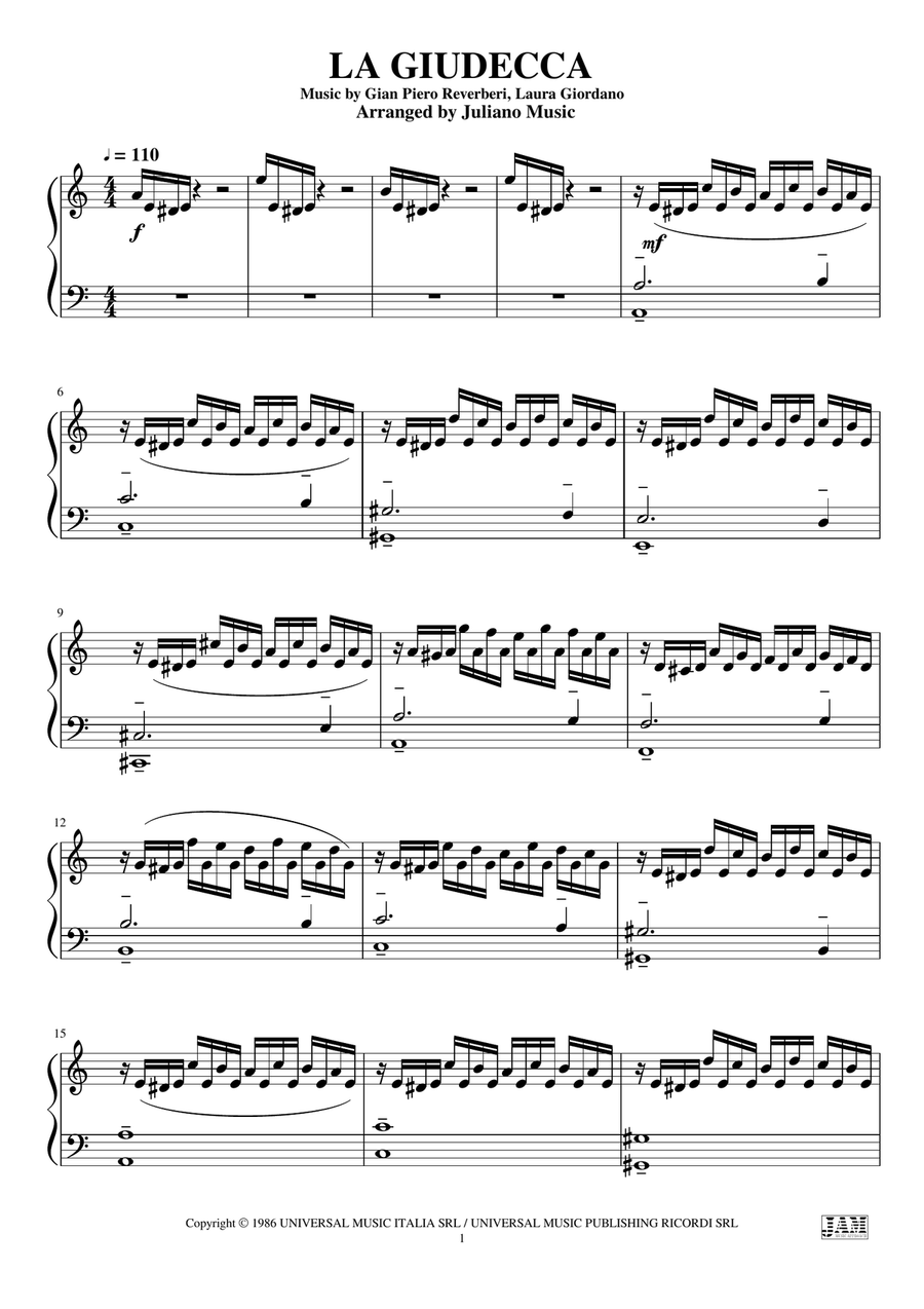 Rondo Veneziano Piano Solo scores gallery preview page 3