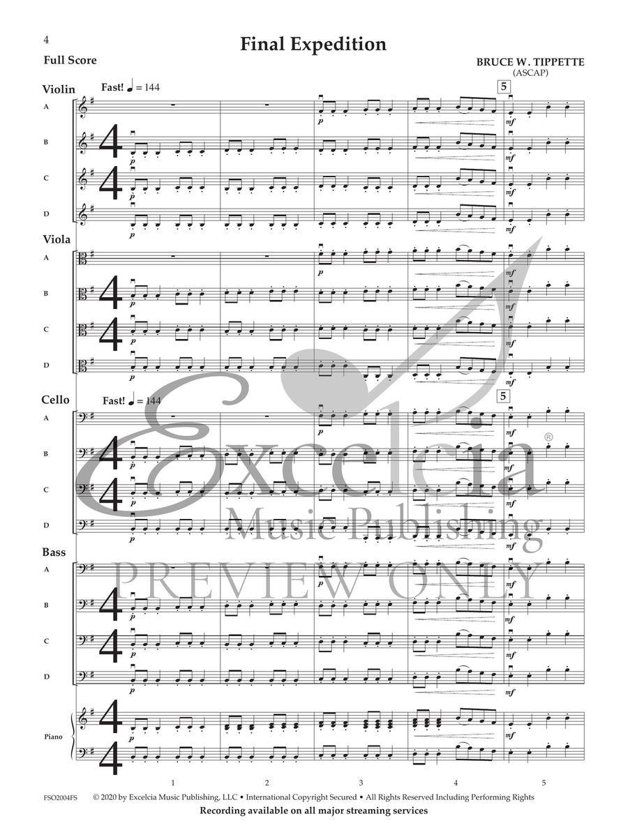 Final Expedition (Score) String Orchestra scores gallery preview page 5