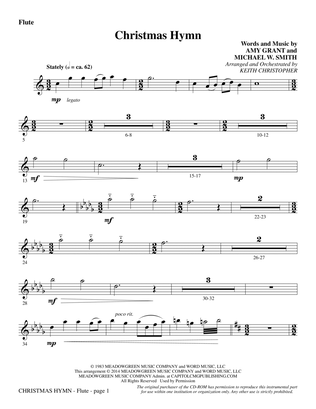Christmas Hymn - Flute