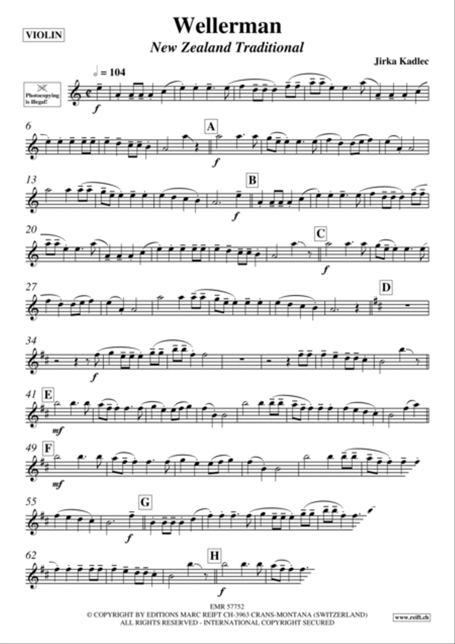 Wellerman Violin Solo scores gallery preview page 4