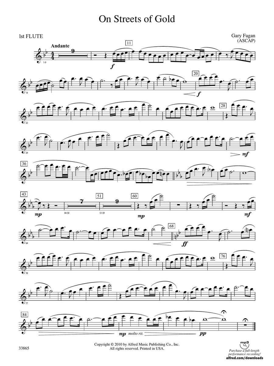 On Streets of Gold: Flute