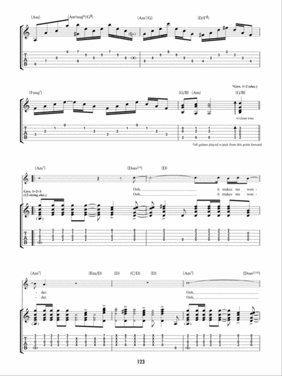 Stairway to Heaven Guitar Tablature scores gallery preview page 4