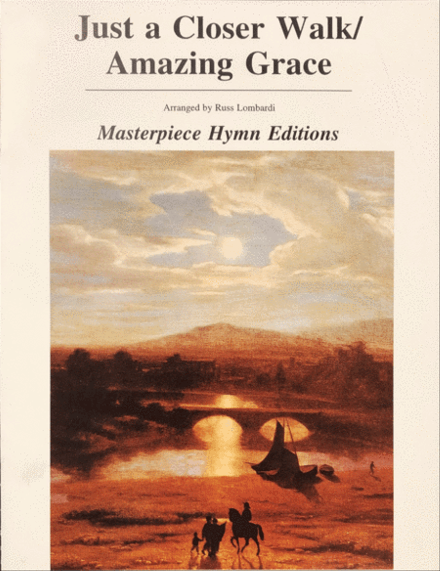 Just a Closer Walk and Amazing Grace Masterpiece Piano Solos Piano Solo scores gallery preview page 1