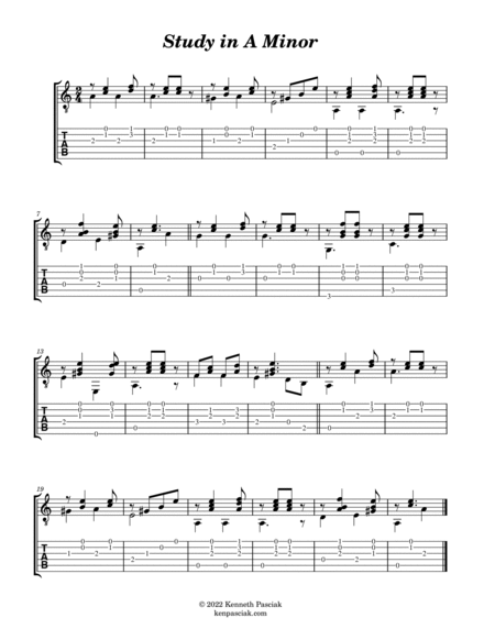 Selected Studies from Méthode de Guitare (for Solo Guitar) image number null