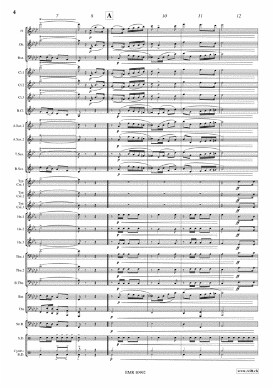 Brass Explosion Concert Band scores gallery preview page 5