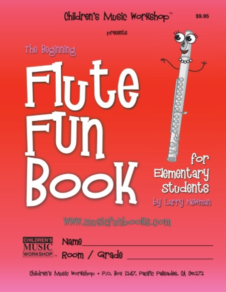 The Beginning Flute Fun Book  Sheet Music