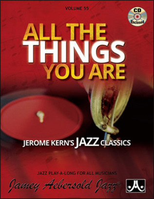 Book cover for Volume 55 - "Yesterdays" Jerome Kern's Jazz Classics
