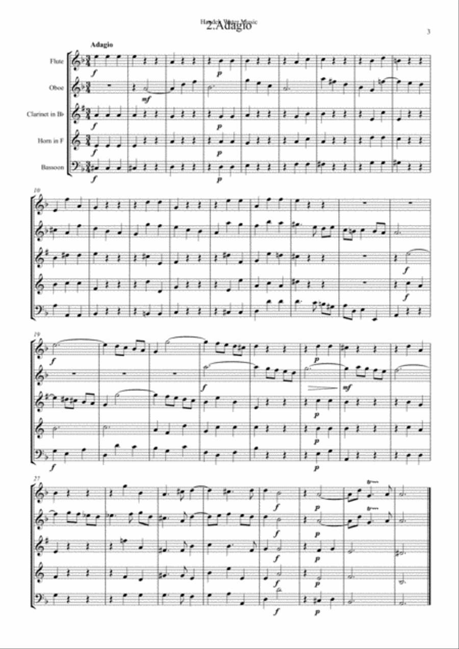Handel: 6 Movements from 