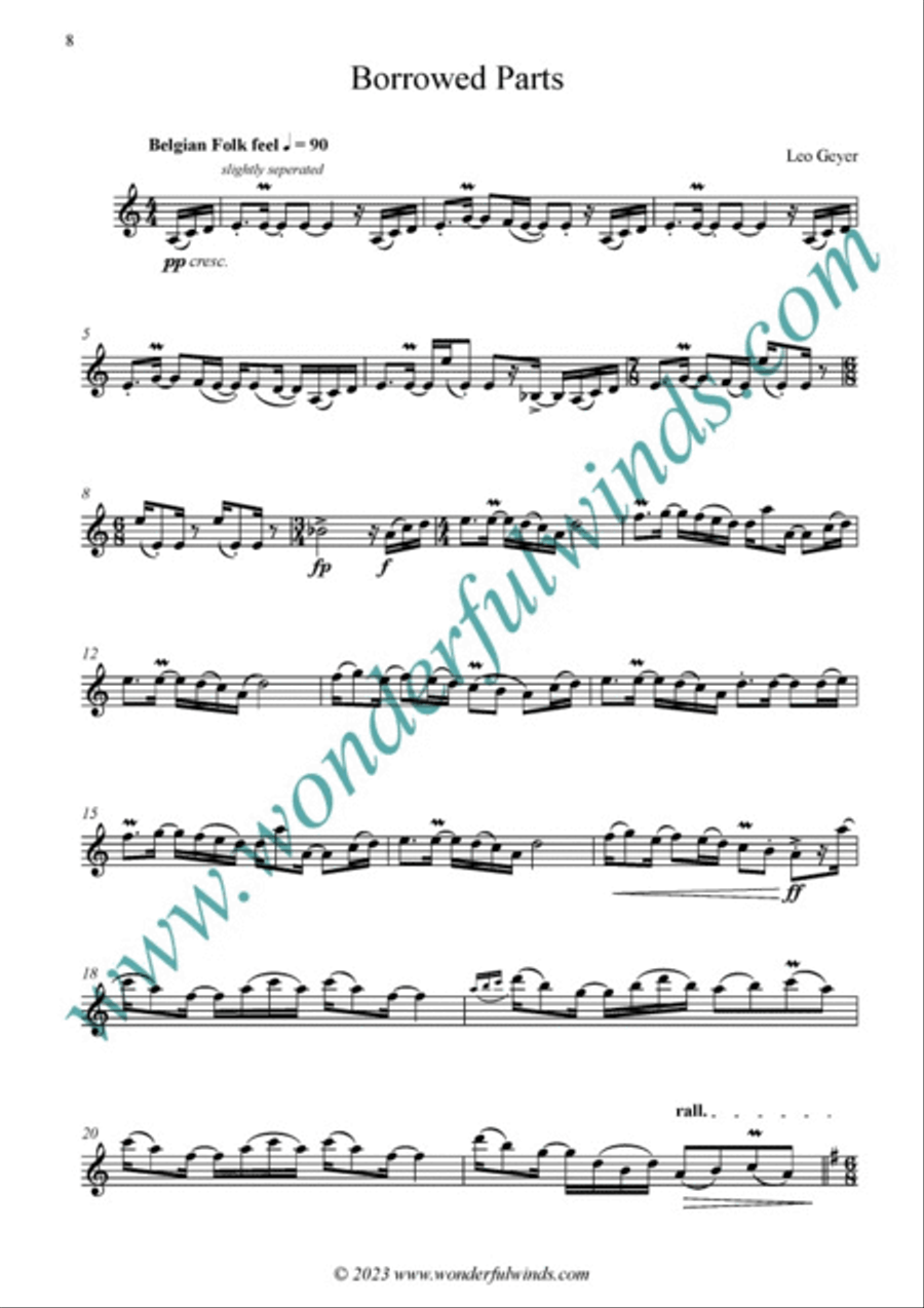 Ten Devon Pints Ten Devon Pints B-Flat Clarinet scores gallery preview page 2
