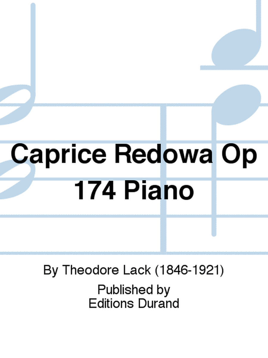 Caprice Redowa Op 174 Piano
