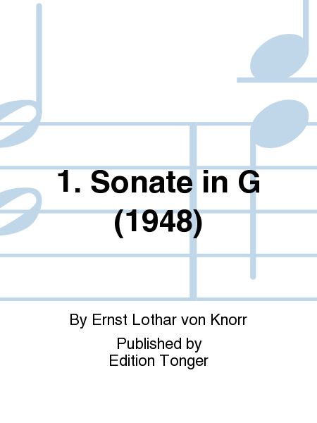 1. Sonate in G (1948)