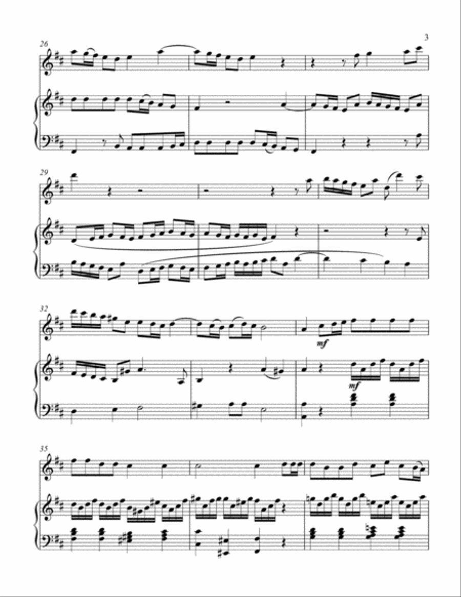 Worthy Is The Lamb (treble C instrument solo) Piccolo scores gallery preview page 4
