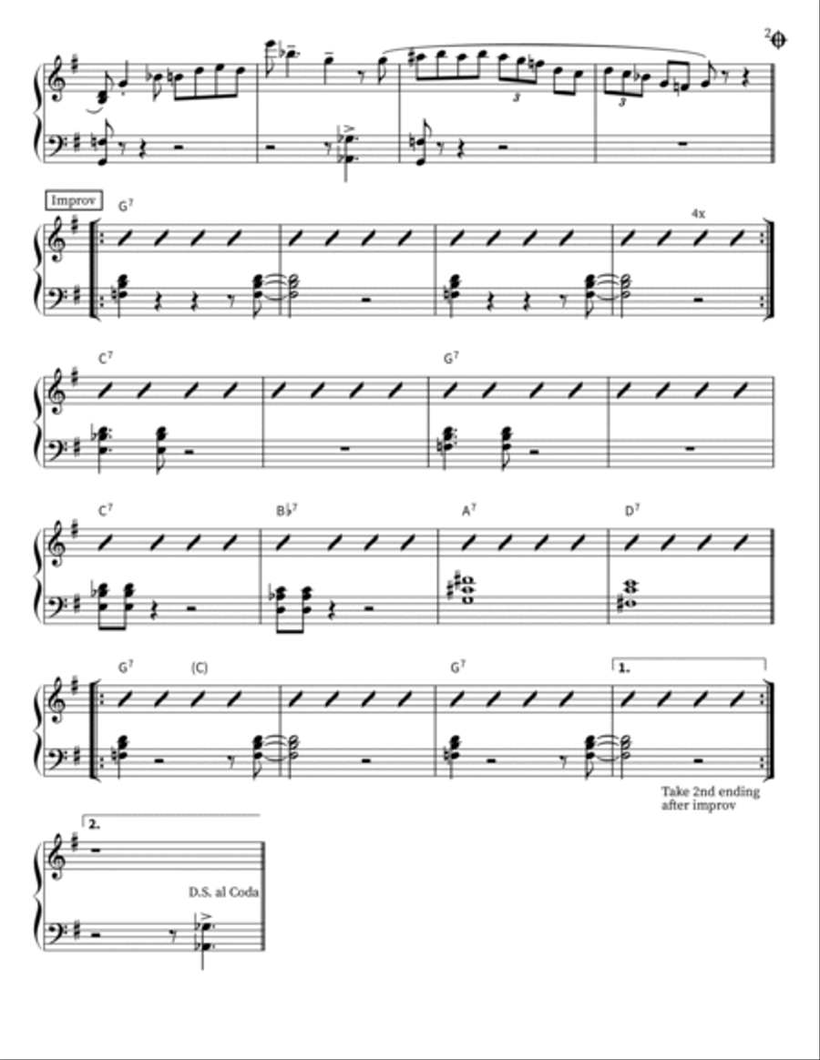 Sister Sadie Piano Solo scores gallery preview page 2