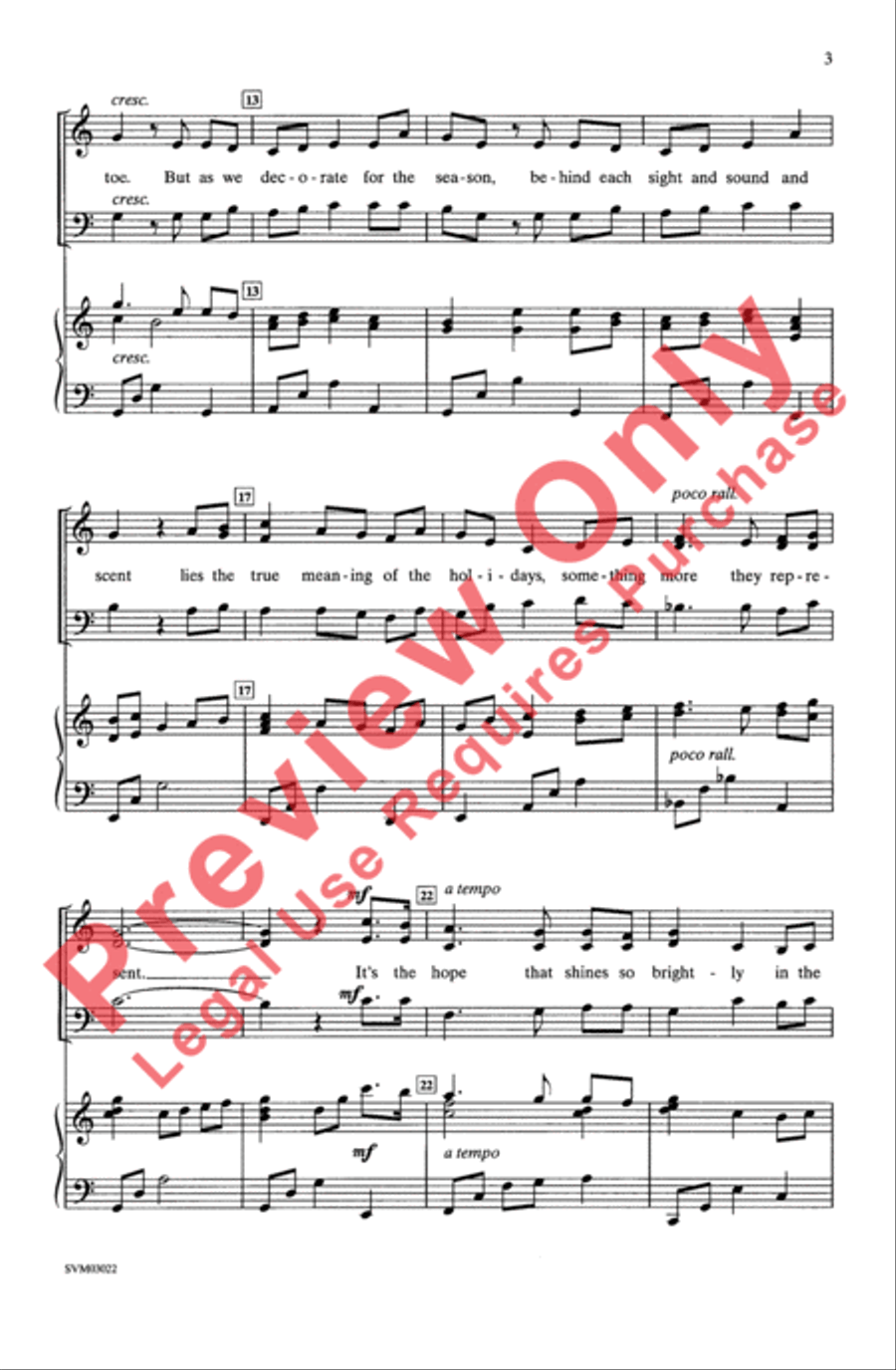 The Most Precious Gift 3-Part scores gallery preview page 3