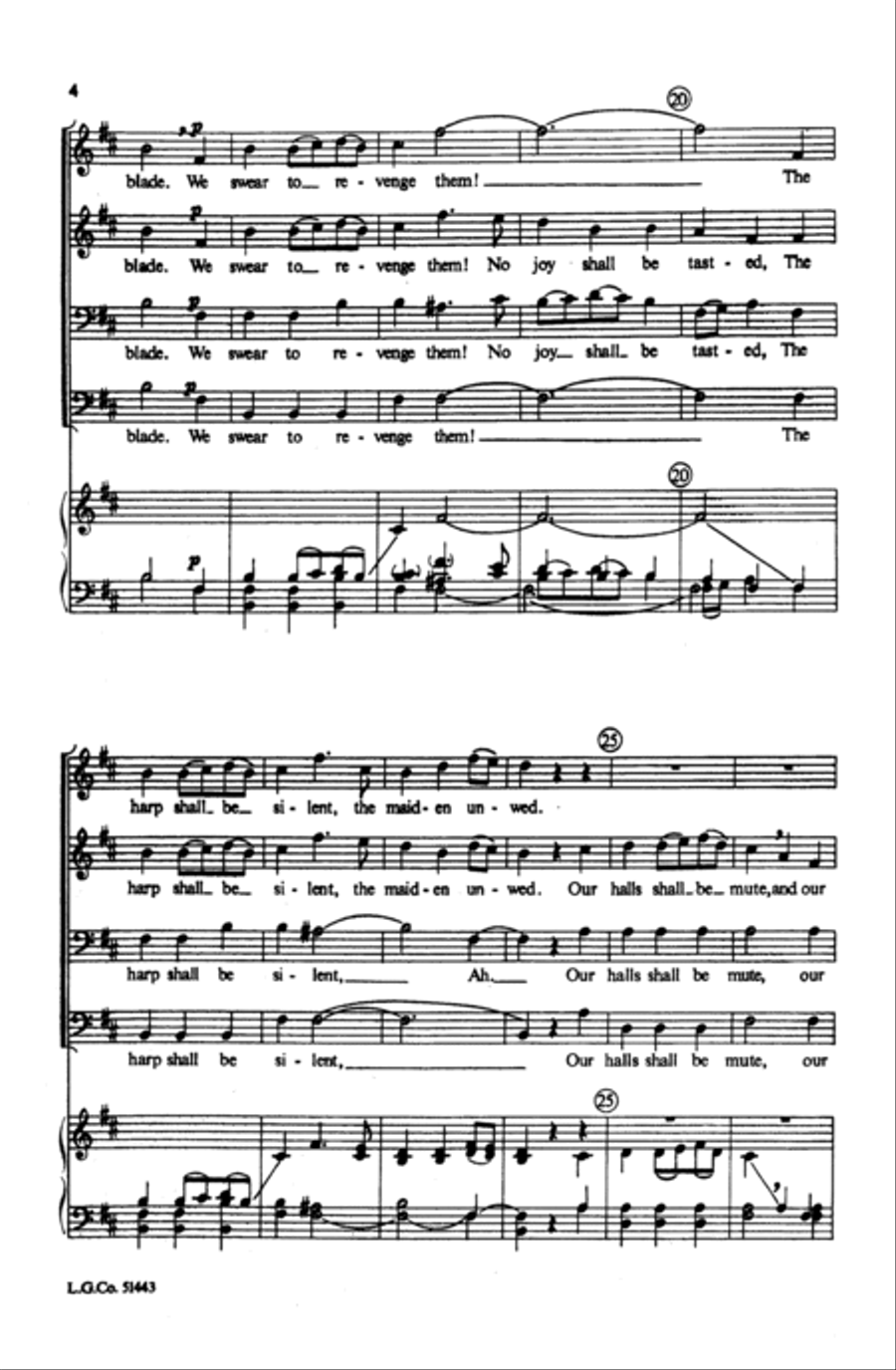 Avenging and Bright Men's Choir scores gallery preview page 9
