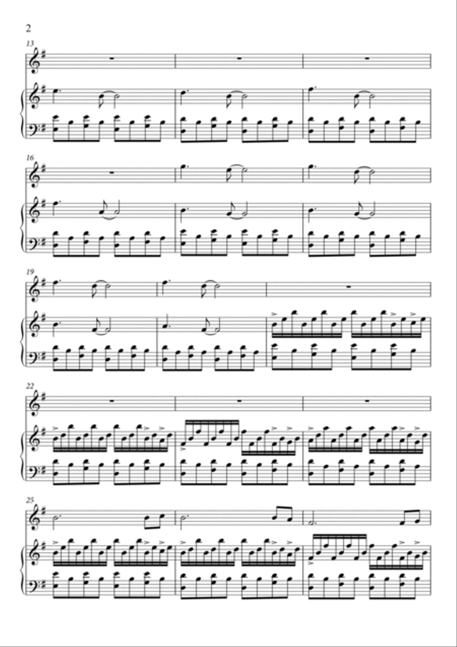 Comptine D'un Autre Été: L'après-midi Violin Solo scores gallery preview page 2